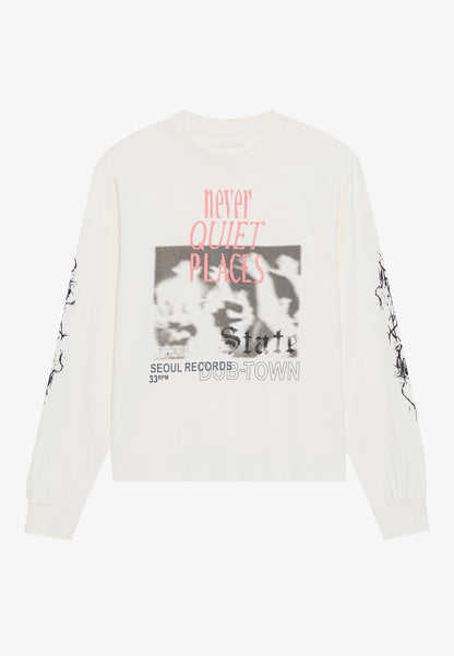 YOURTURN UNISEX - Long Sleeved Top - White