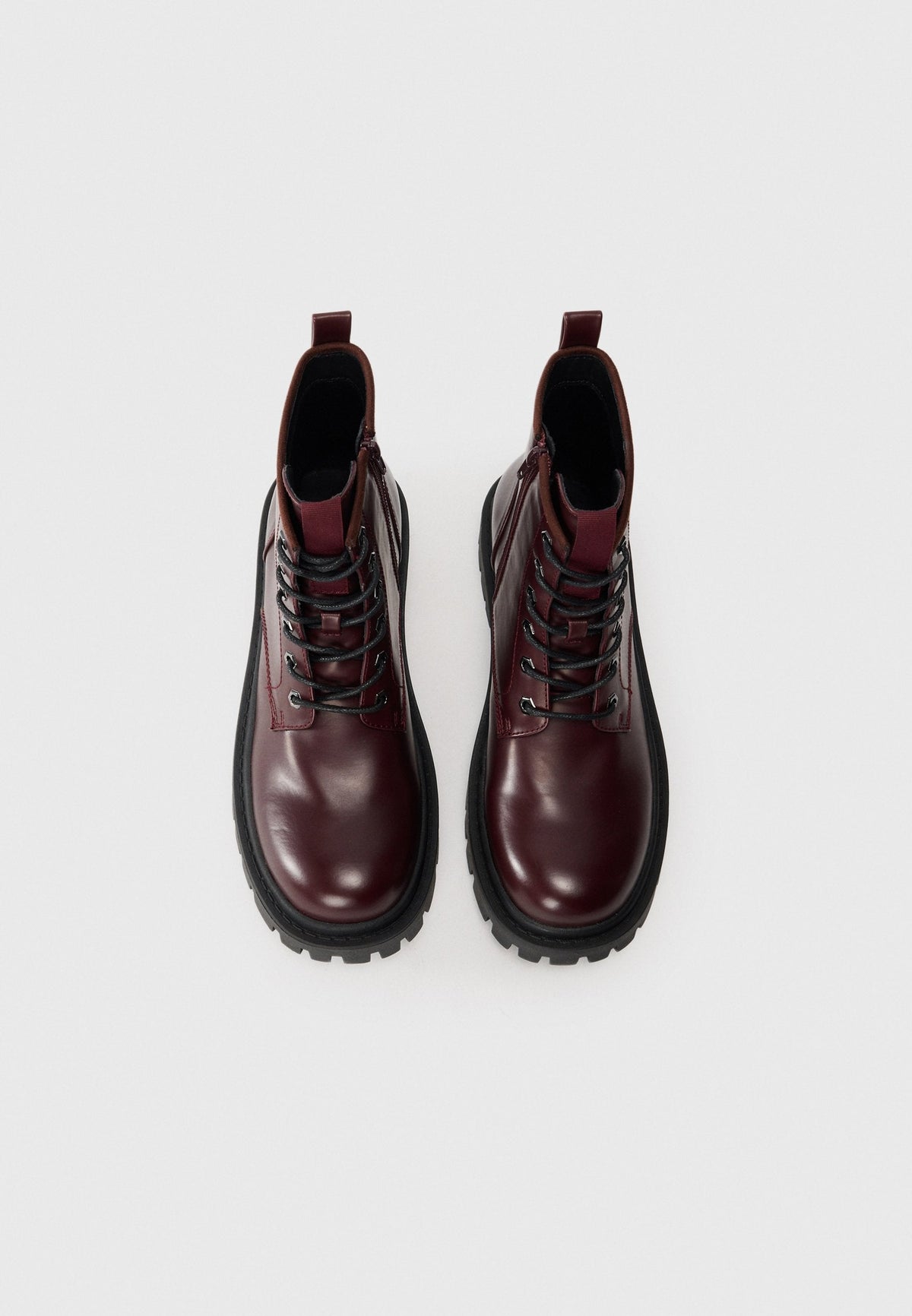 YOURTURN UNISEX - Lace-up Ankle Boots - Burgandy