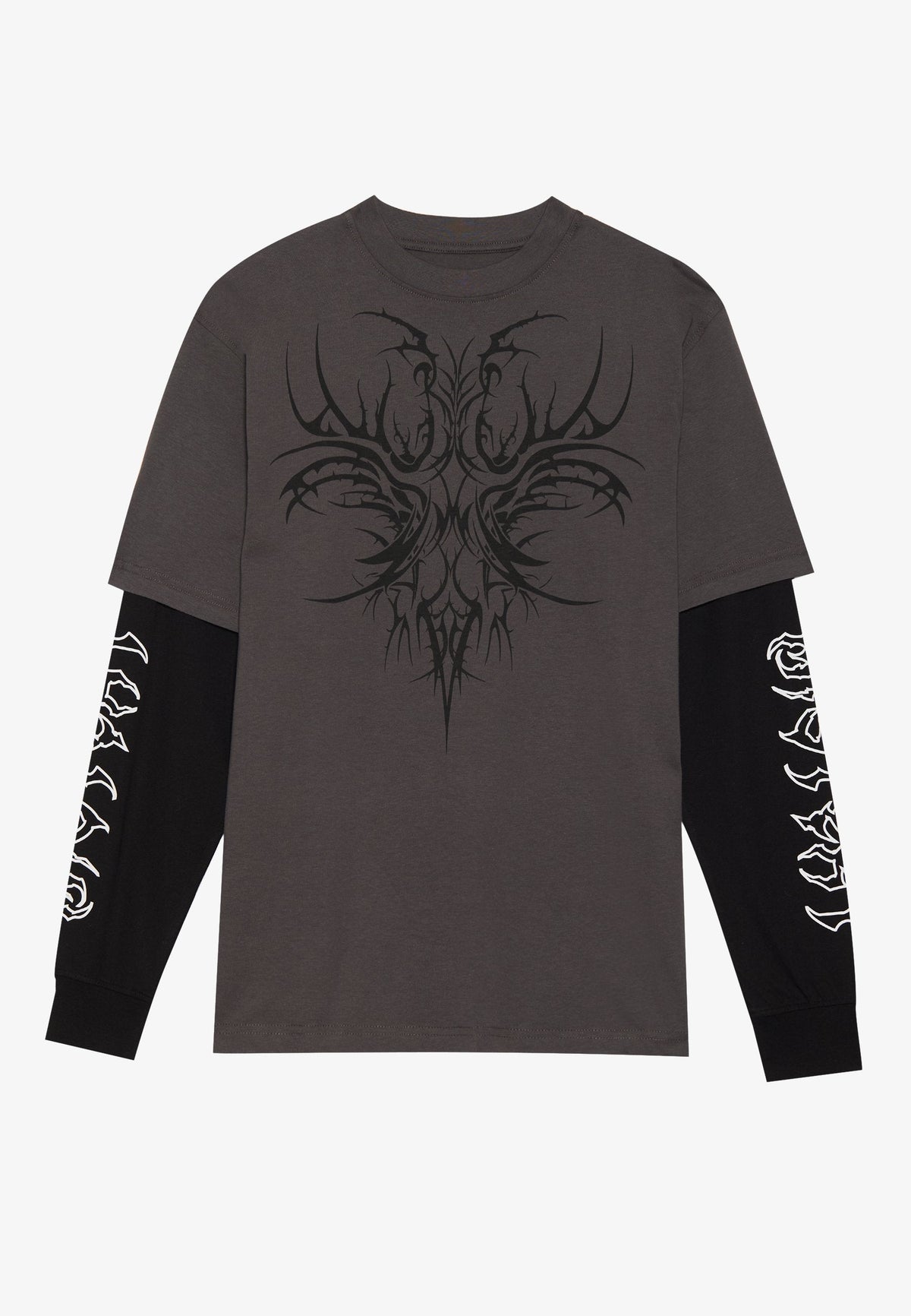 YOURTURN UNISEX - Long Sleeved Top - Asphalt