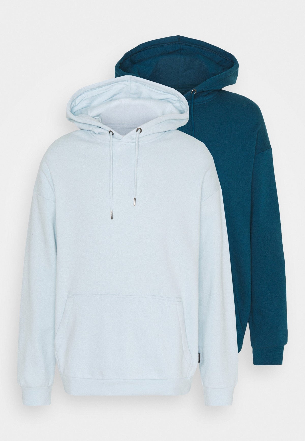 YOURTURN 2 Pack Unisex - Hoodie - Teal/Light Blue