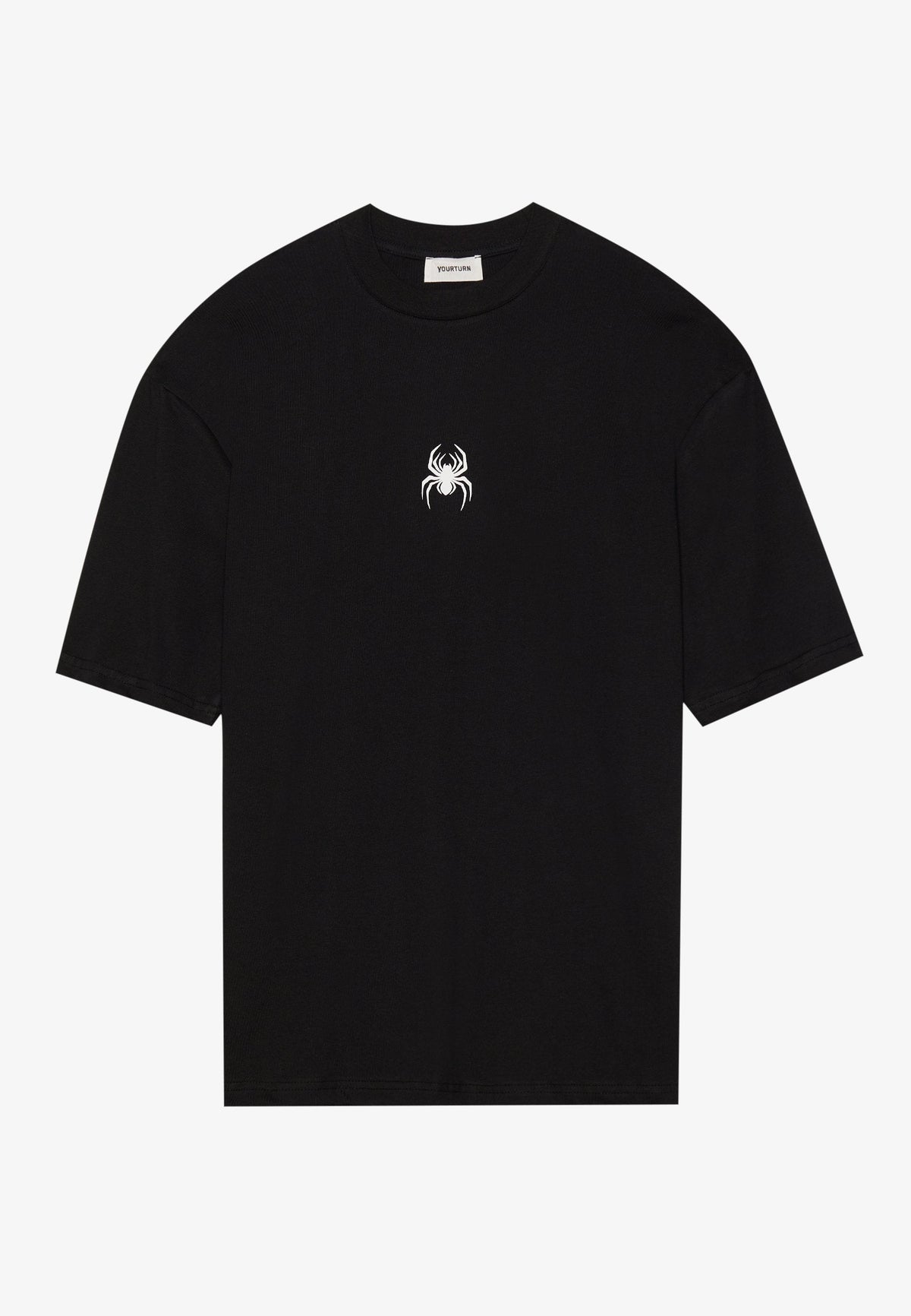 YOURTURN UNISEX 2 PACK - Print T-shirt - True Black/bright White