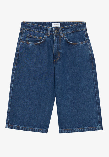 YOURTURN UNISEX - Denim Shorts - Light Blue Denim