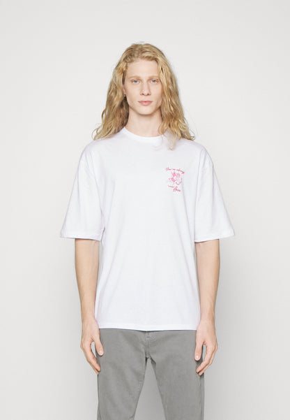 YOURTURN Unisex - Print T-Shirt - White