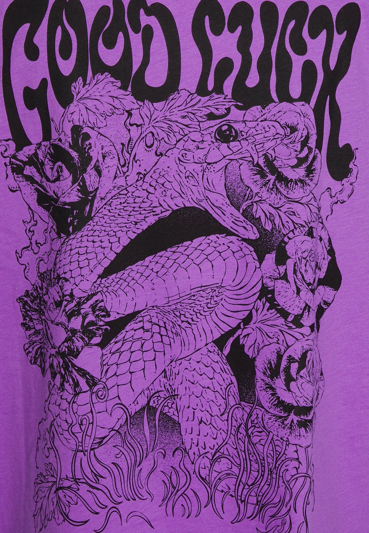 YOURTURN Unisex - Print T-Shirt - Purple