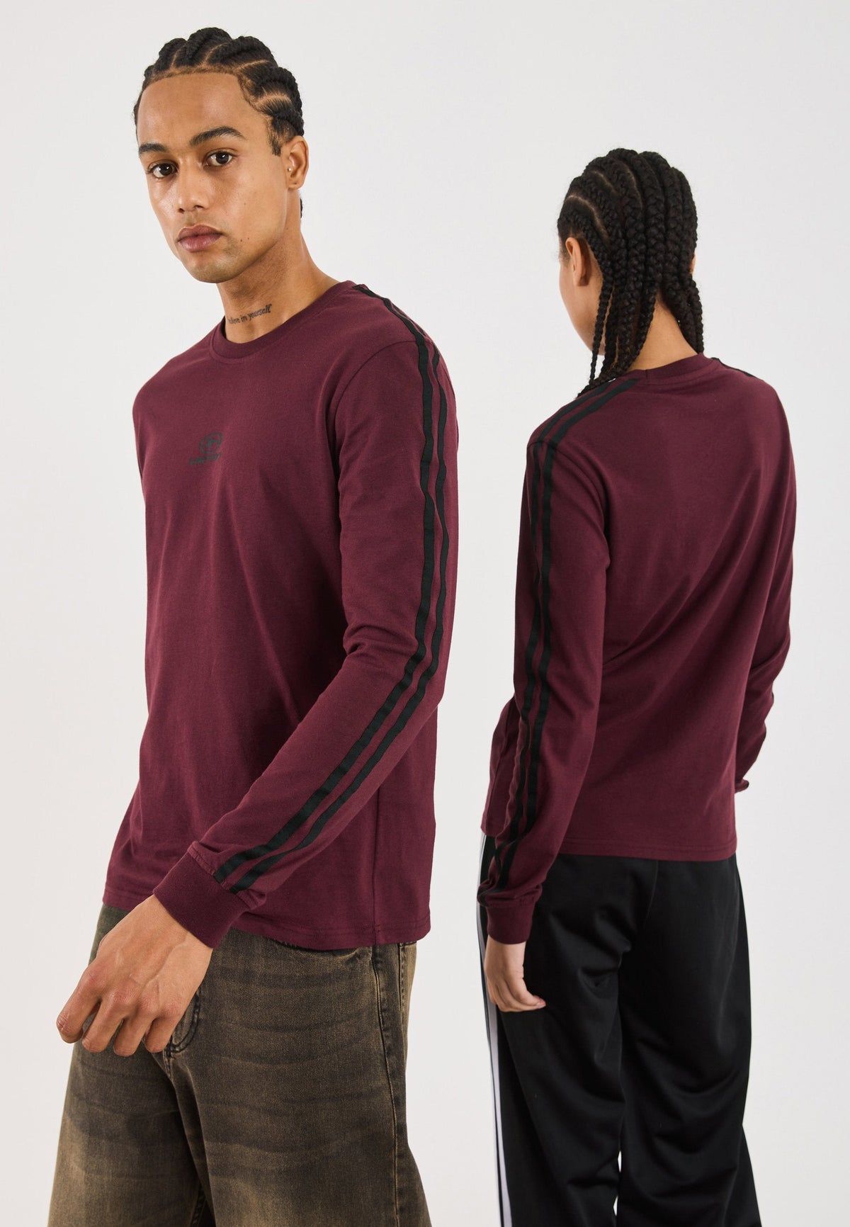 YOURTURN UNISEX - Long Sleeved Top - Bordeaux