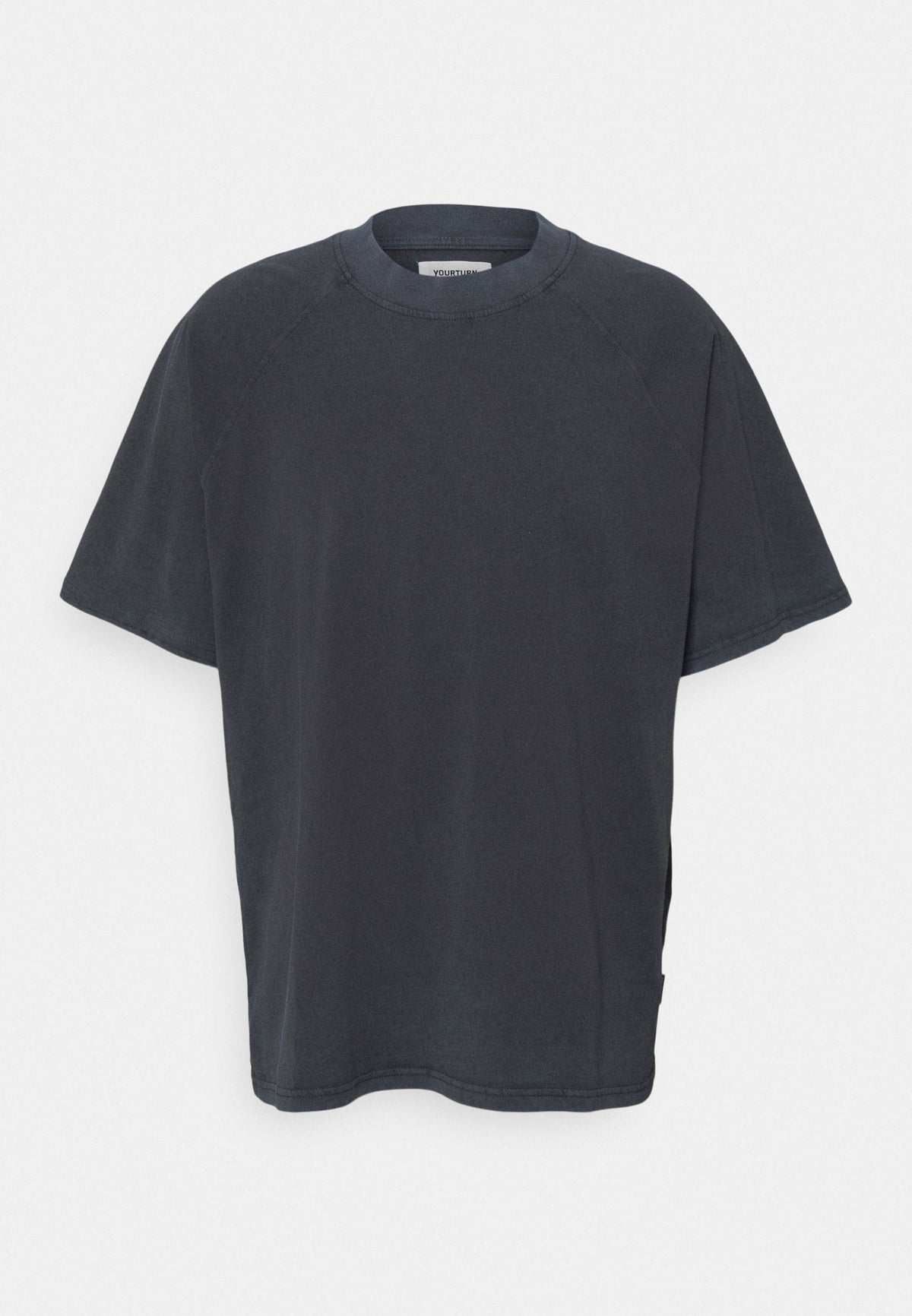 YOURTURN Basic T-Shirt - Mottled Dark Grey