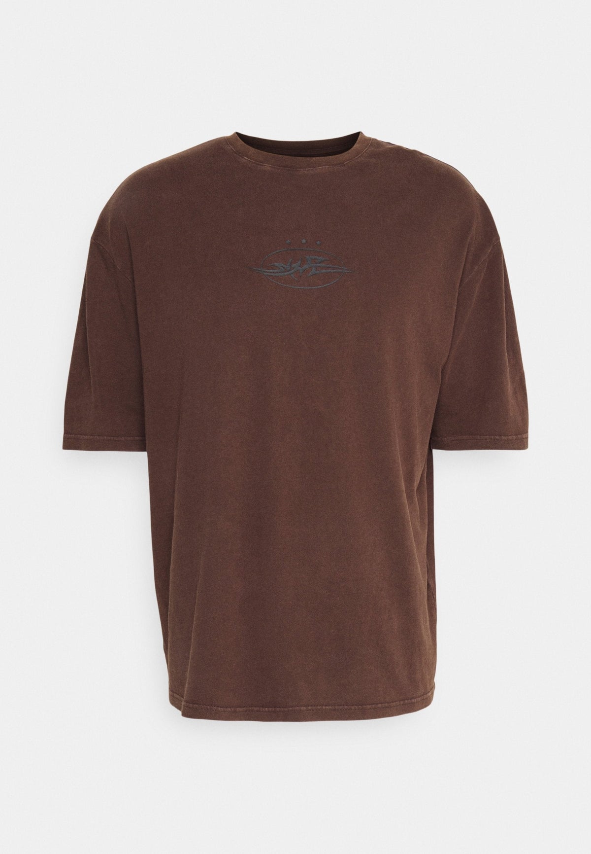 YOURTURN Unisex - Print T-Shirt - Dark Brown