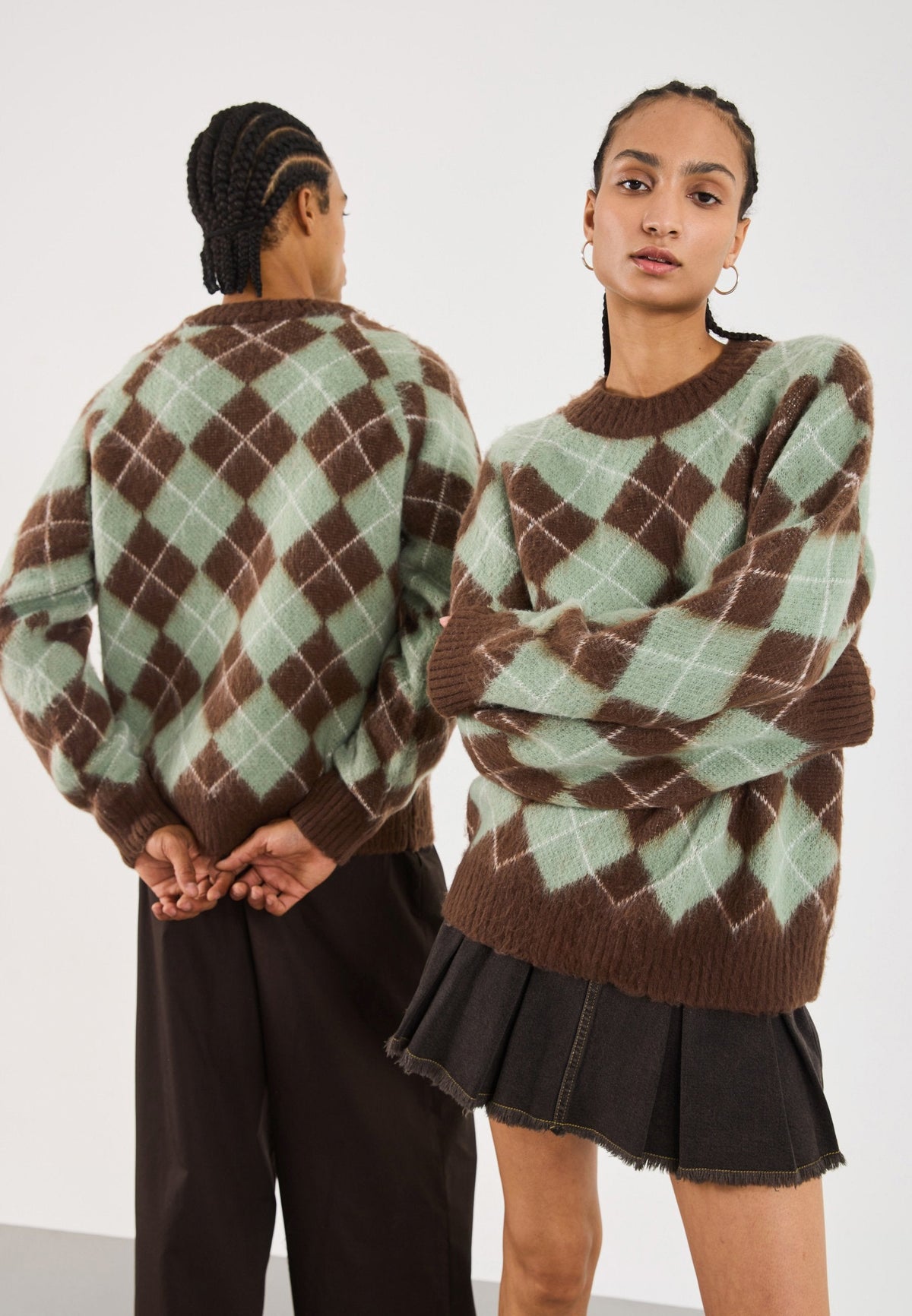 YOURTURN UNISEX - Jumper - Brown/Blue