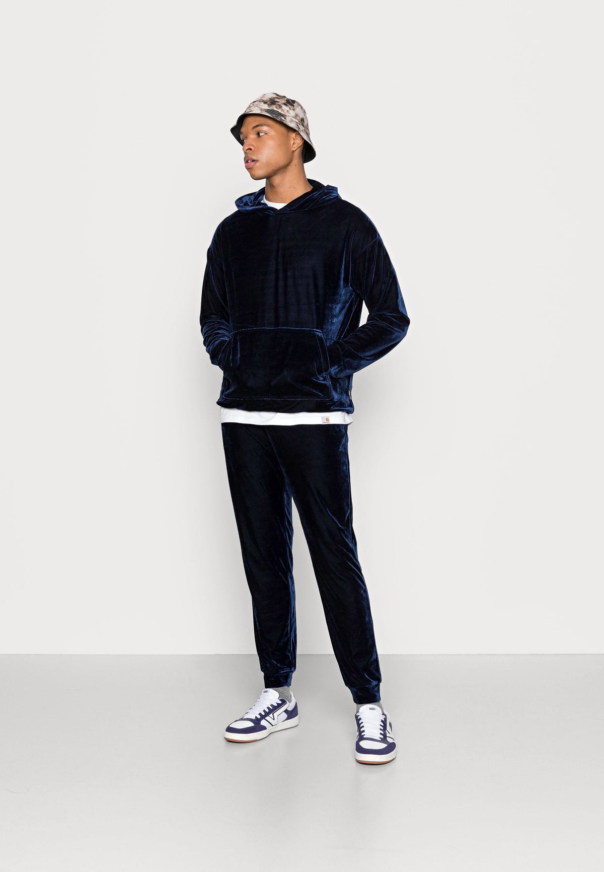 YOURTURN Festive Hoodie Unisex - Hoodie - Dark Blue