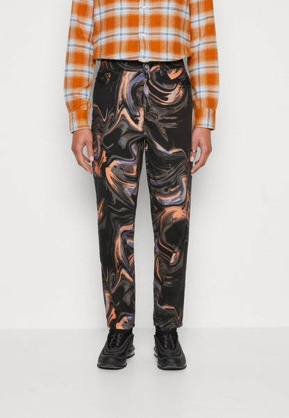YOURTURN Phluid Unisex - Relaxed Fit Jeans - Black Denim