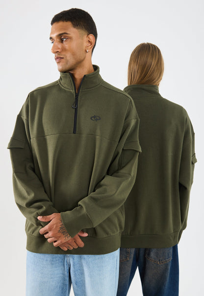 YOURTURN CARGO - Sweatshirt - Dark Green