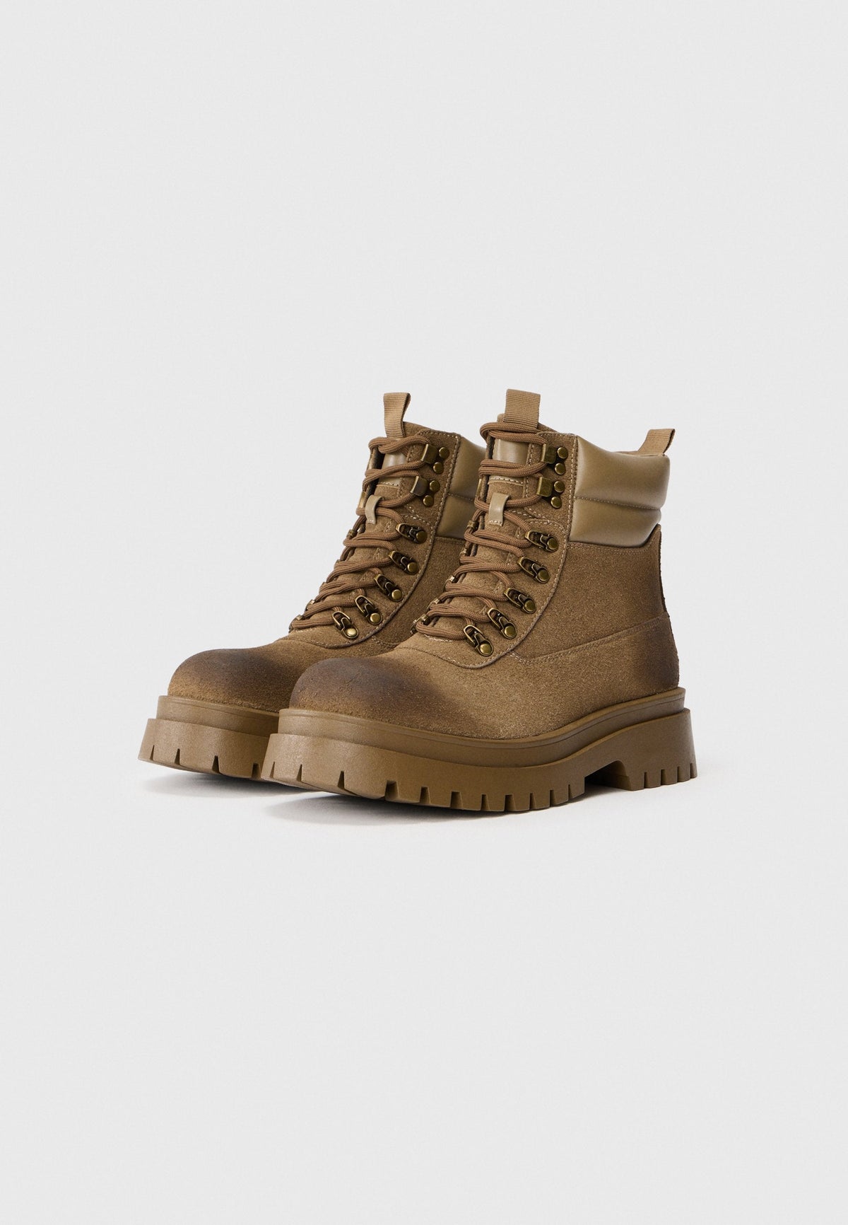 YOURTURN UNISEX - Lace-up Ankle Boots - Taupe