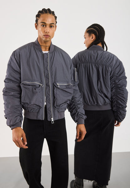 YOURTURN UNISEX - Bomber Jacket - Grey