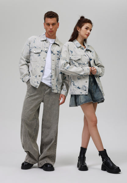YOURTURN UNISEX - Denim Jacket - Rinsed