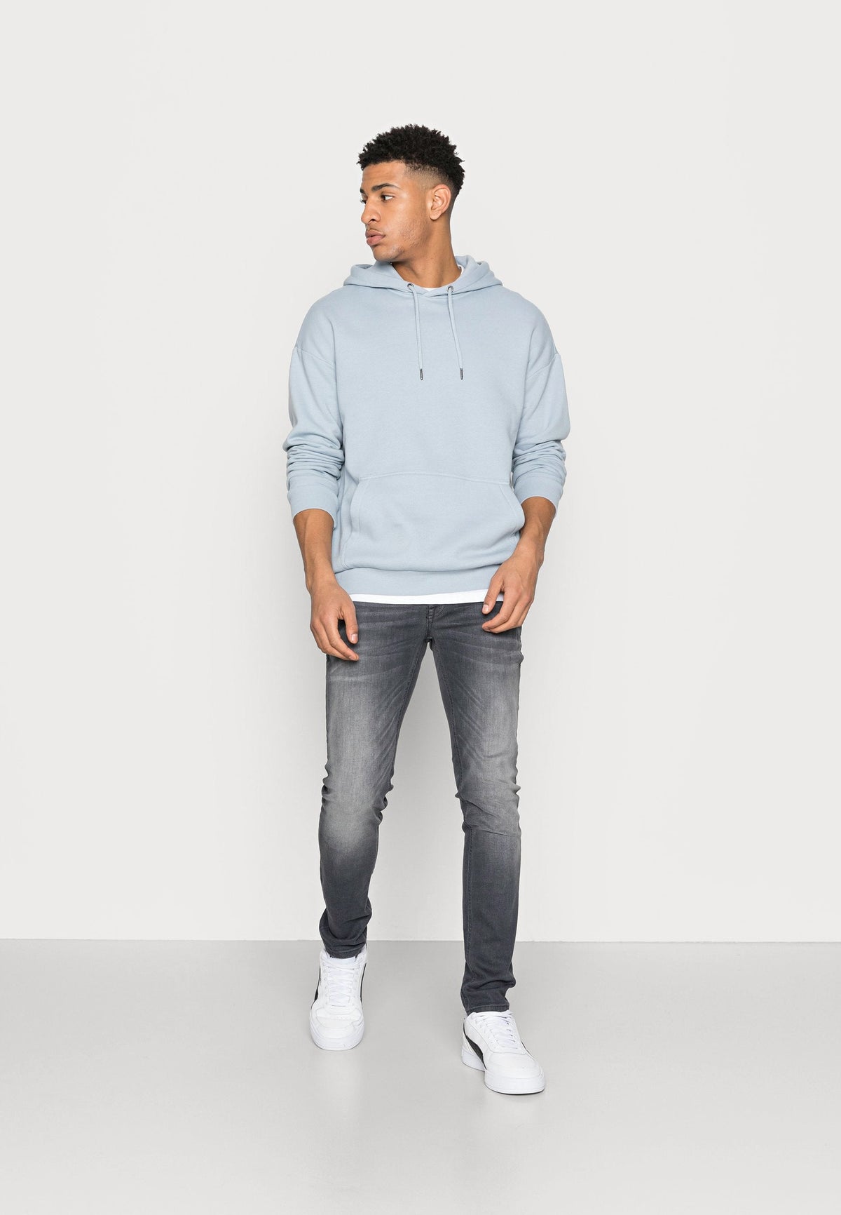 YOURTURN HOODIE UNISEX - Sweatshirt - Light Blue