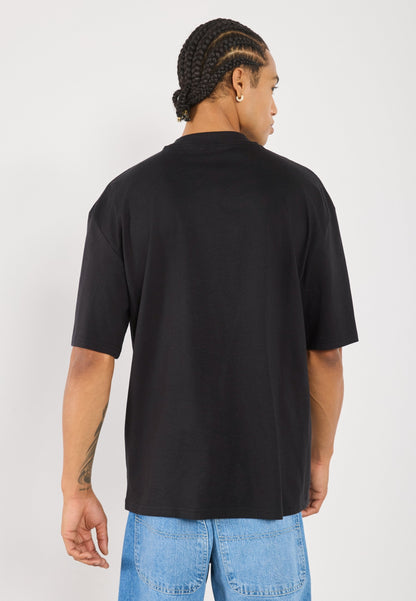 YOURTURN UNISEX 2 PACK - Print T-shirt - Black/white