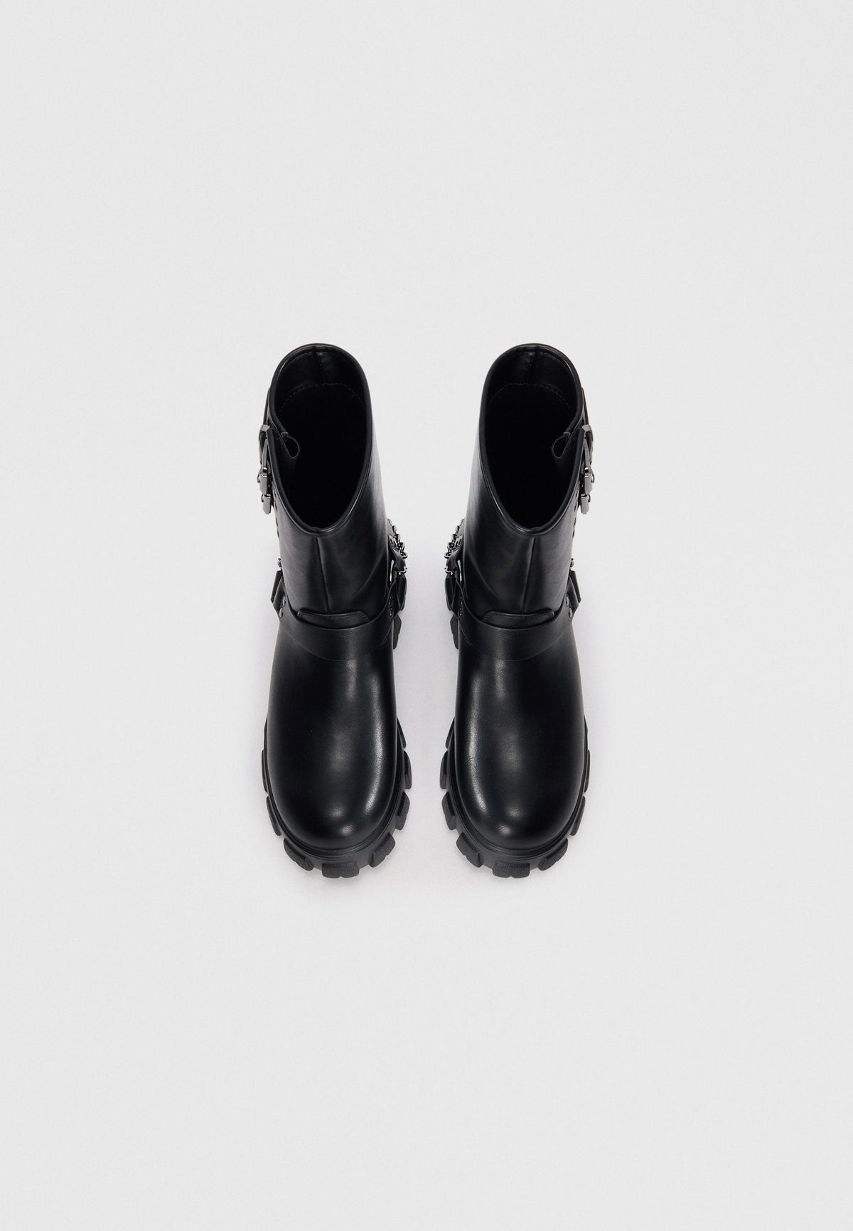 YOURTURN UNISEX - Cowboy/biker Ankle Boot - Black