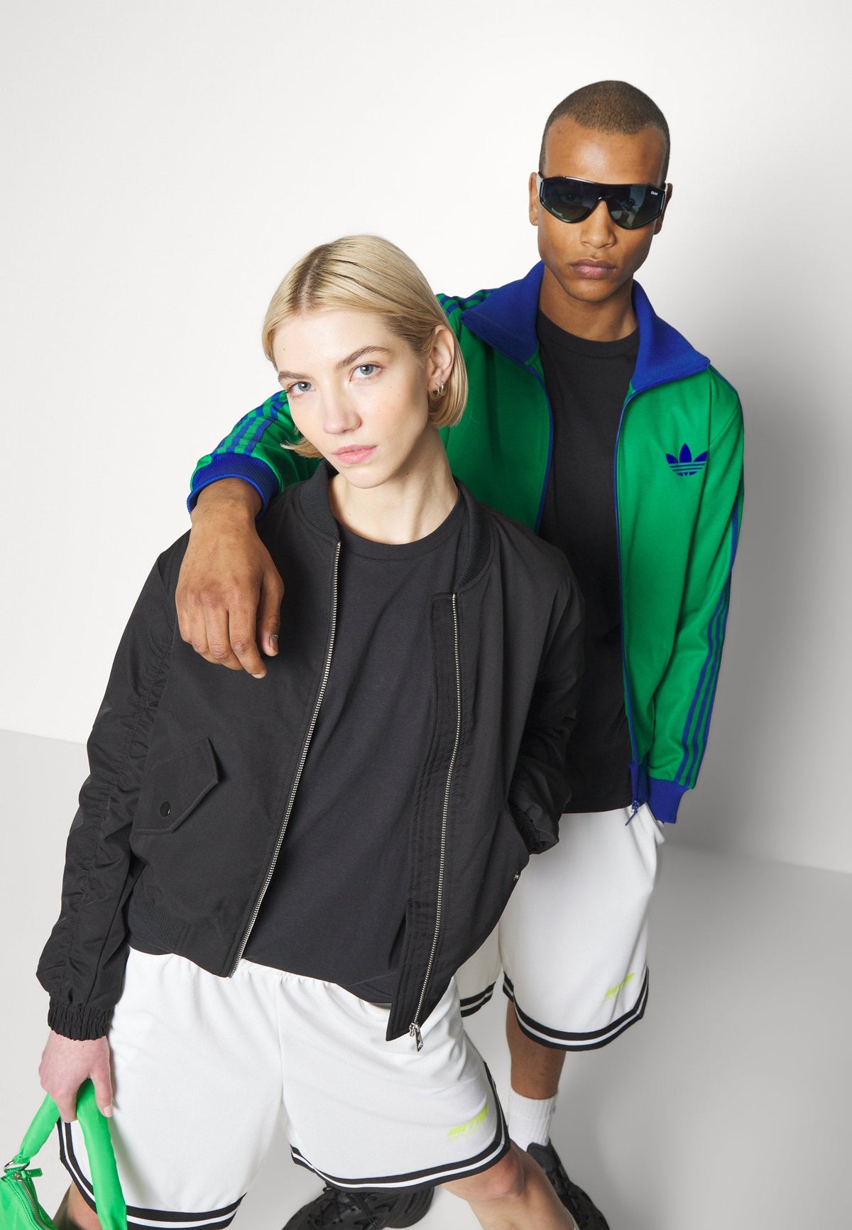 YOURTURN 3Pack Unisex - Basic T-Shirt - White/Mint/Black