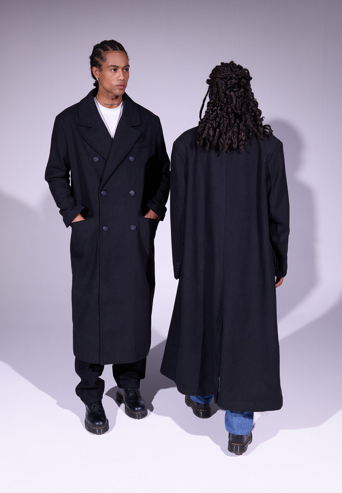 YOURTURN UNISEX - Classic Coat - Black