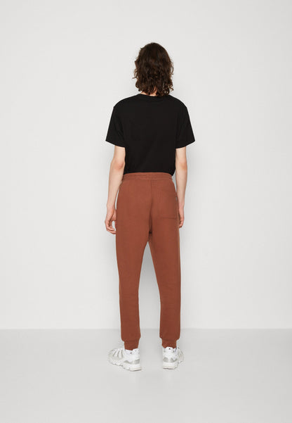 YOURTURN Unisex 2 Pack- Tracksuit Bottoms - Brown/Off-White