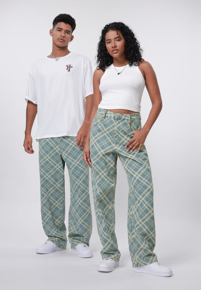 YOURTURN UNISEX - Baggy Jeans - Blue