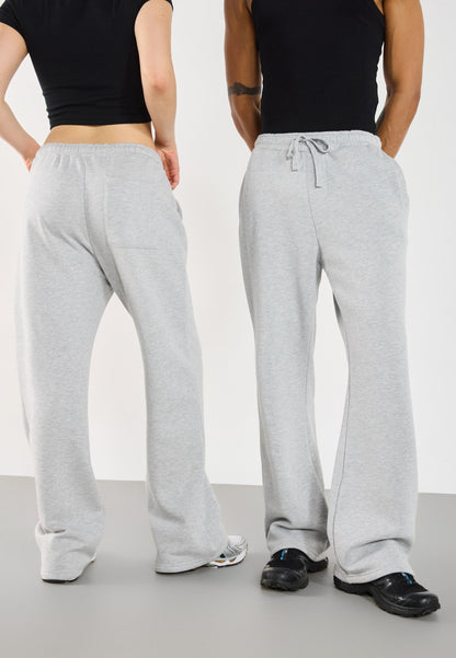 YOURTURN 2 PACK UNISEX - Tracksuit Bottoms - Black,mottled Light Grey