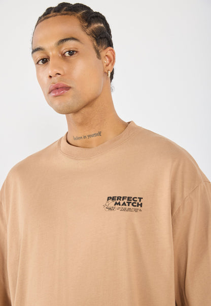 YOURTURN UNISEX - Print T-shirt - Woodsmoke