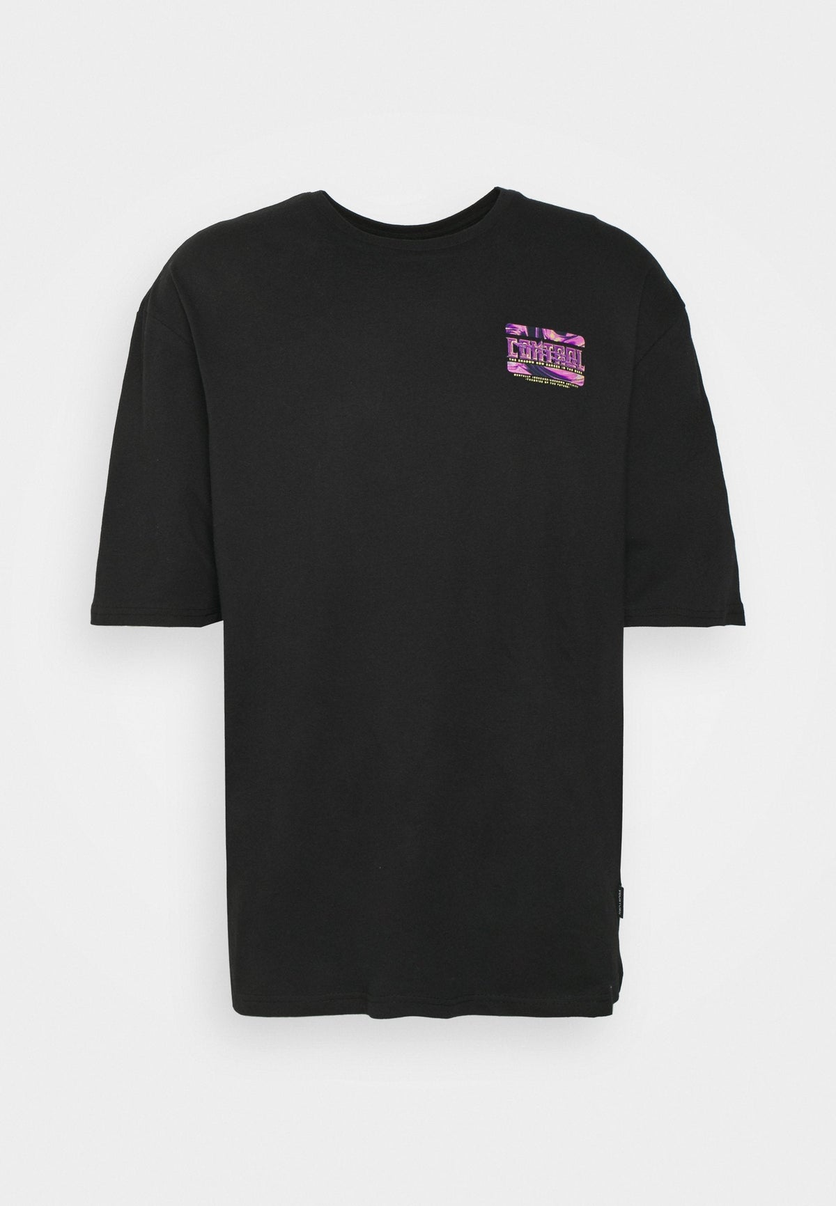 YOURTURN Unisex - Print T-Shirt - Black
