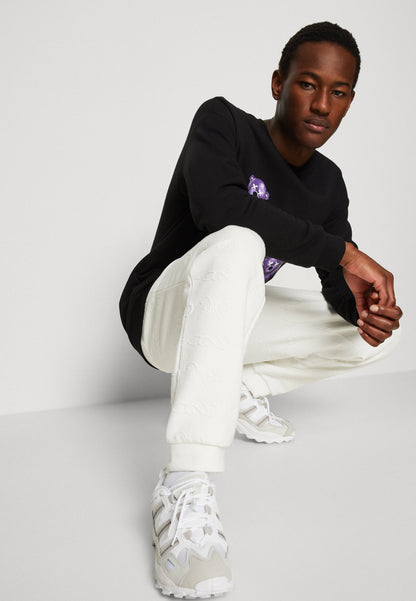 YOURTURN Tribal Embossed Unisex - Tracksuit Bottoms - Off White