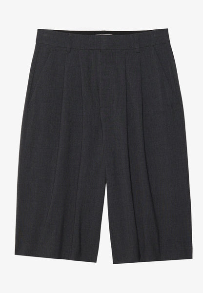 YOURTURN BAGGY TAILORED SHORTS UNISEX - Shorts - Dark Grey