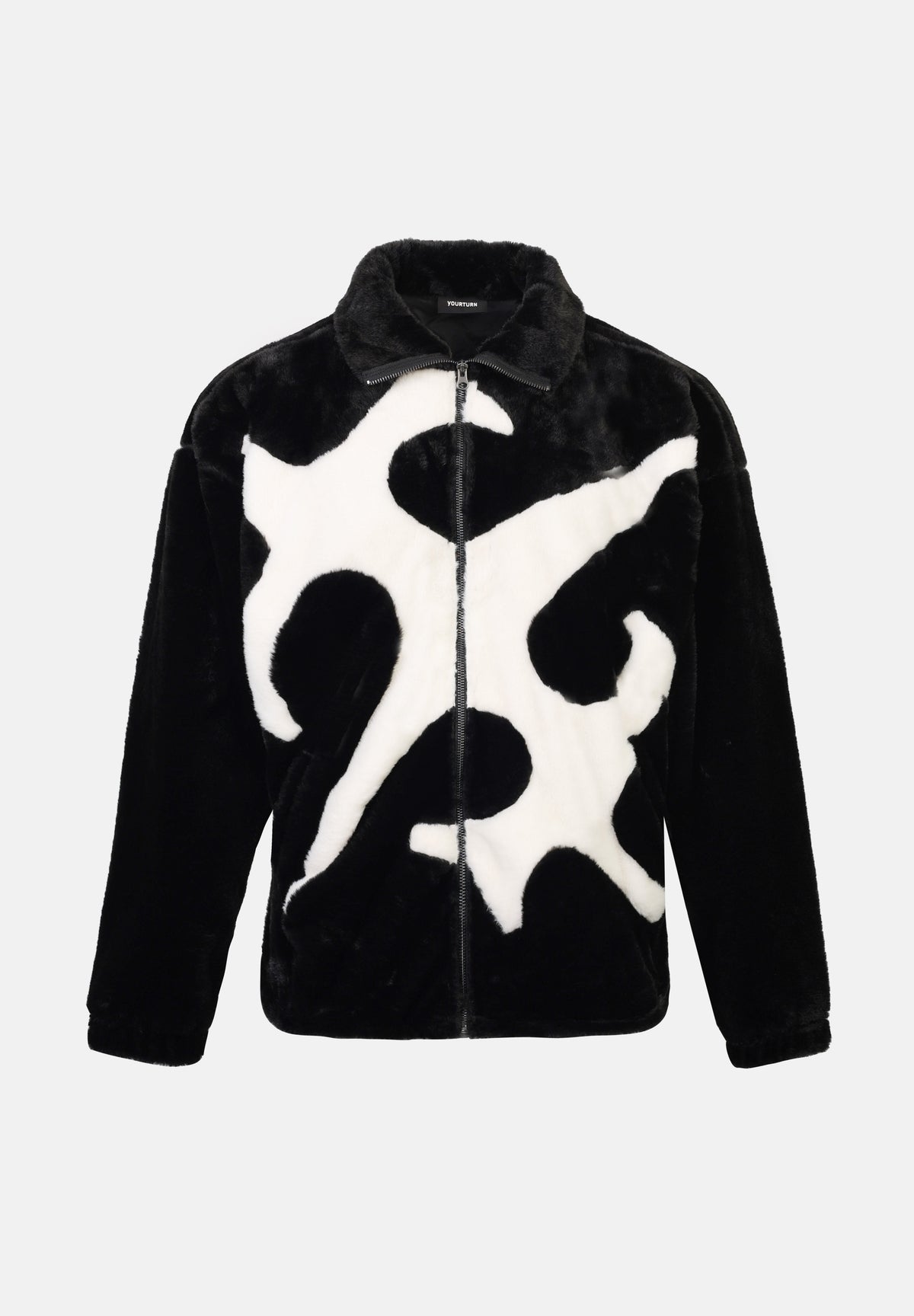 YOURTURN UNISEX - Winter Jacket - Black /white
