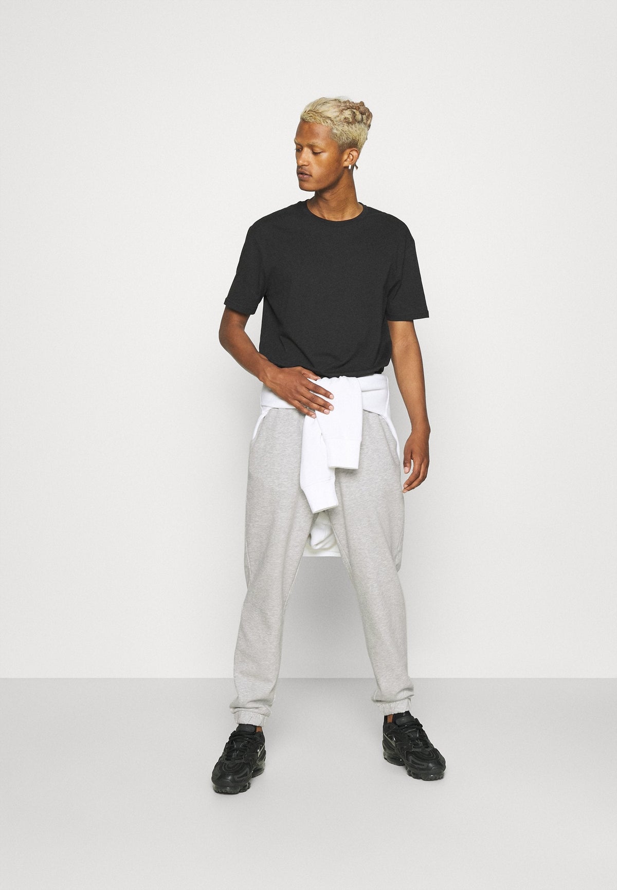 YOURTURN Unisex - Tracksuit Bottoms - Mottled Light Grey
