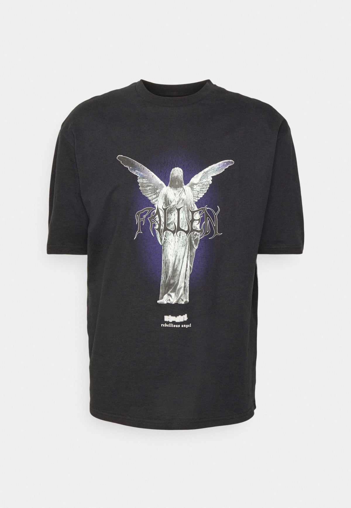 YOURTURN Fallen Schoolzi - Print T-Shirt - Black