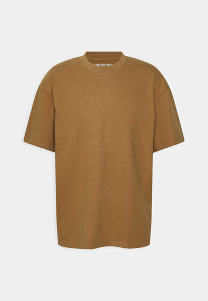 YOURTURN Unisex - Basic T-Shirt - Beige