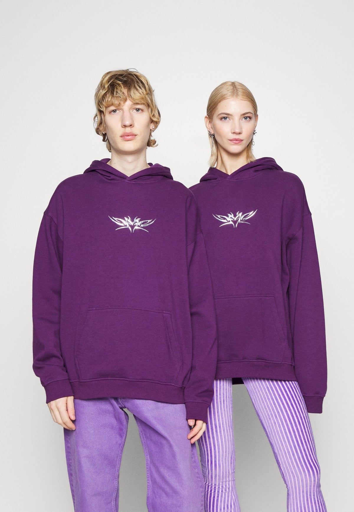 YOURTURN Unisex - Hoodie - Dark Purple