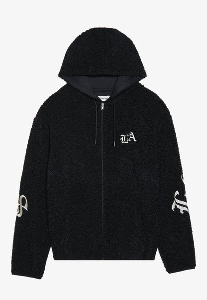 YOURTURN TEDDY JACKET UNISEX - Fleece Jacket - Black