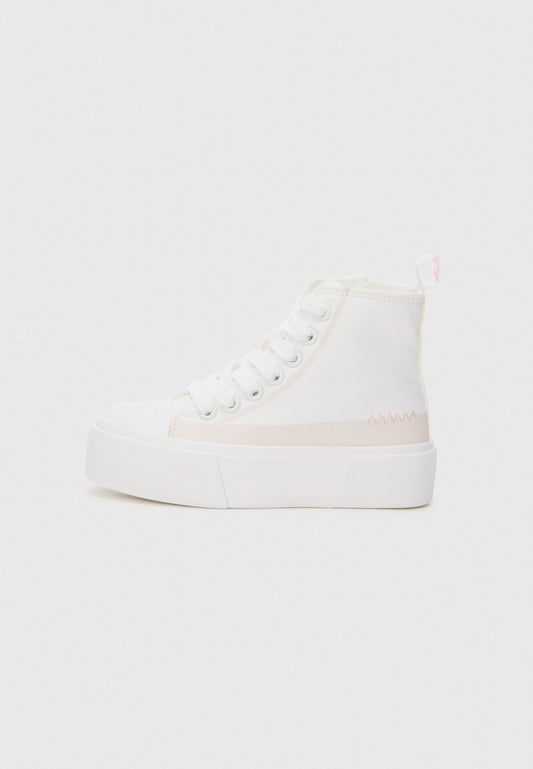 UNISEX - High-top Trainers - Off-white