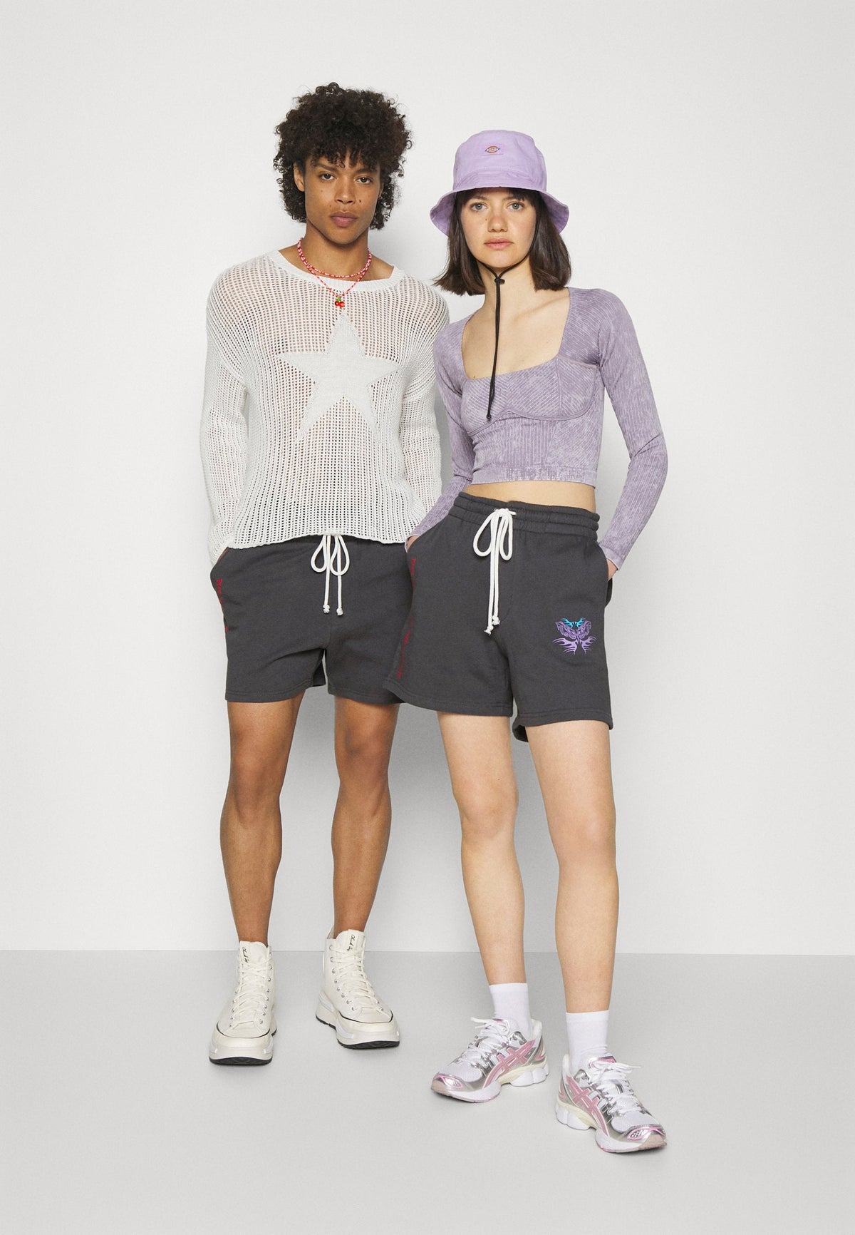 YOURTURN Graphic - Shorts - Dark Grey