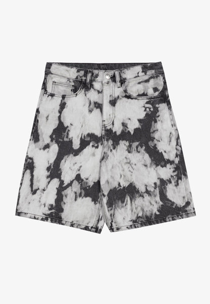 YOURTURN Unisex - Denim Shorts - Black Denim