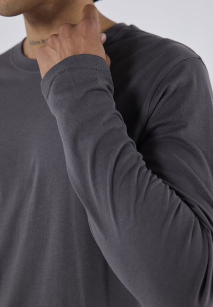 YOURTURN UNISEX 2 PACK - Long Sleeved Top - Black/dark Grey