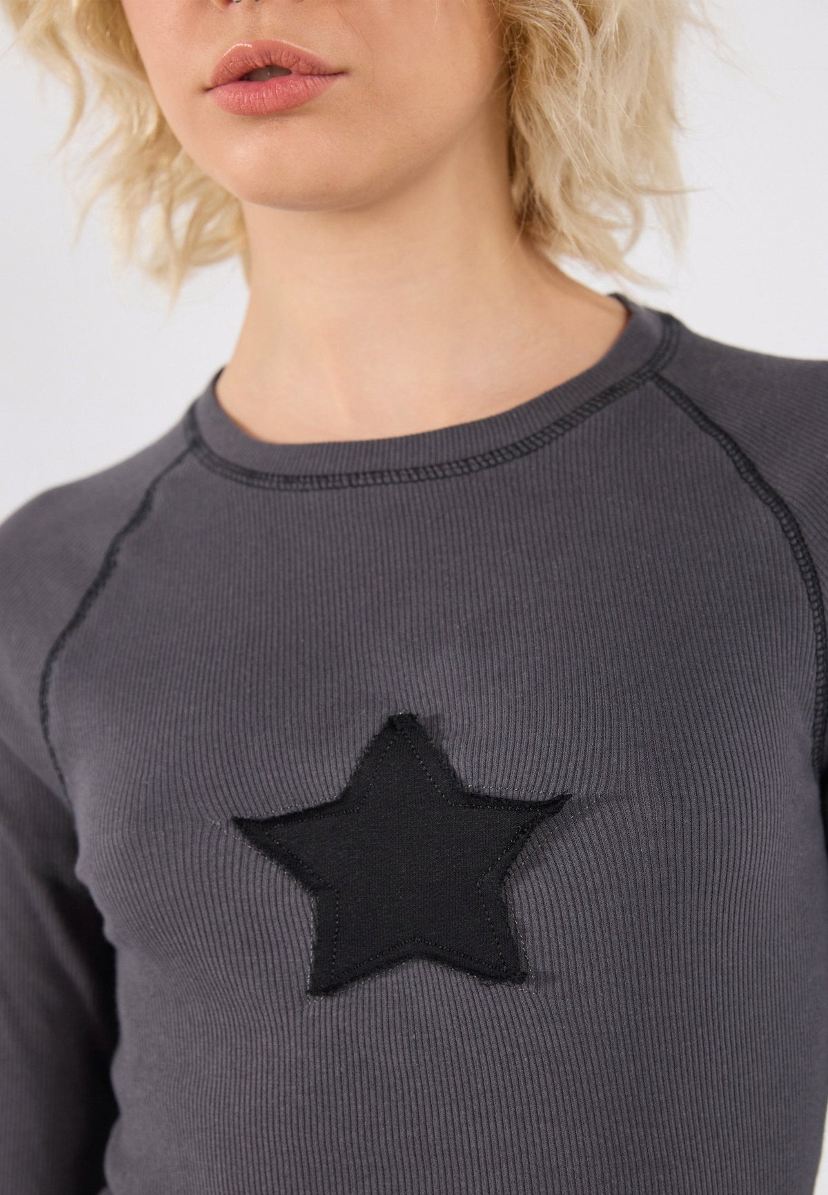 YOURTURN UNISEX - Long Sleeved Top - Forged Iron