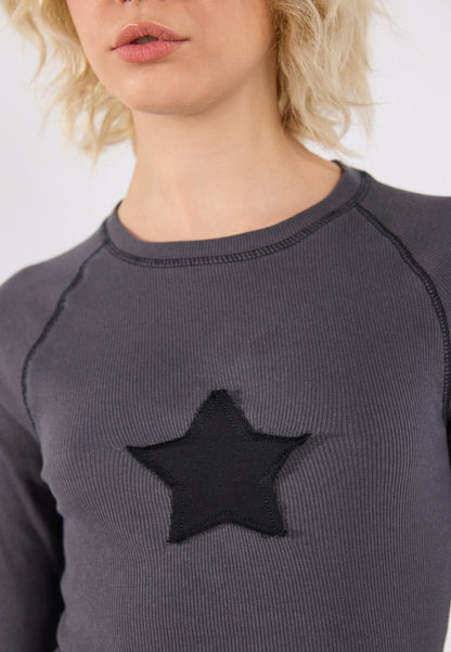 YOURTURN UNISEX - Long Sleeved Top - Forged Iron