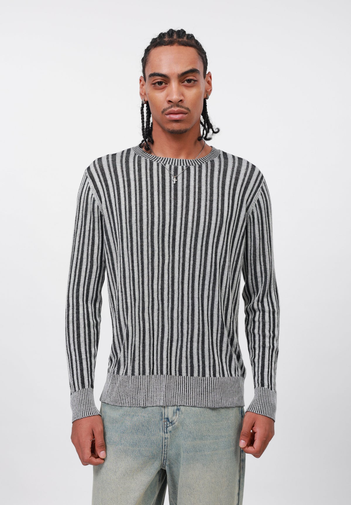 YOURTURN MUSCLE FIT UNISEX - Jumper - Grey/black