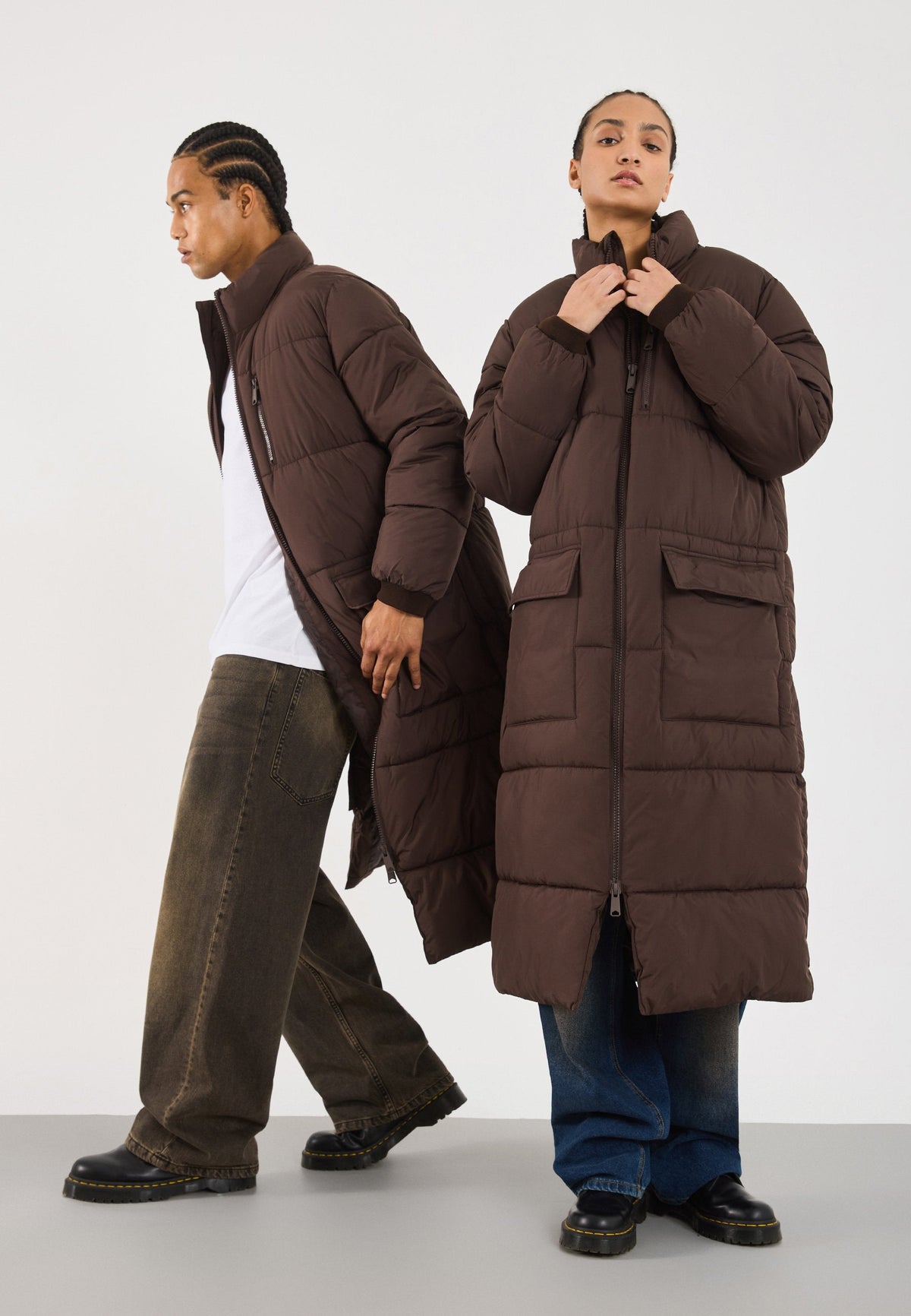 YOURTURN UNISEX - Winter Coat - Brown