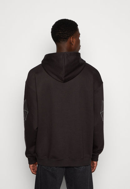 YOURTURN Spiderweb Unisex - Hoodie - Black