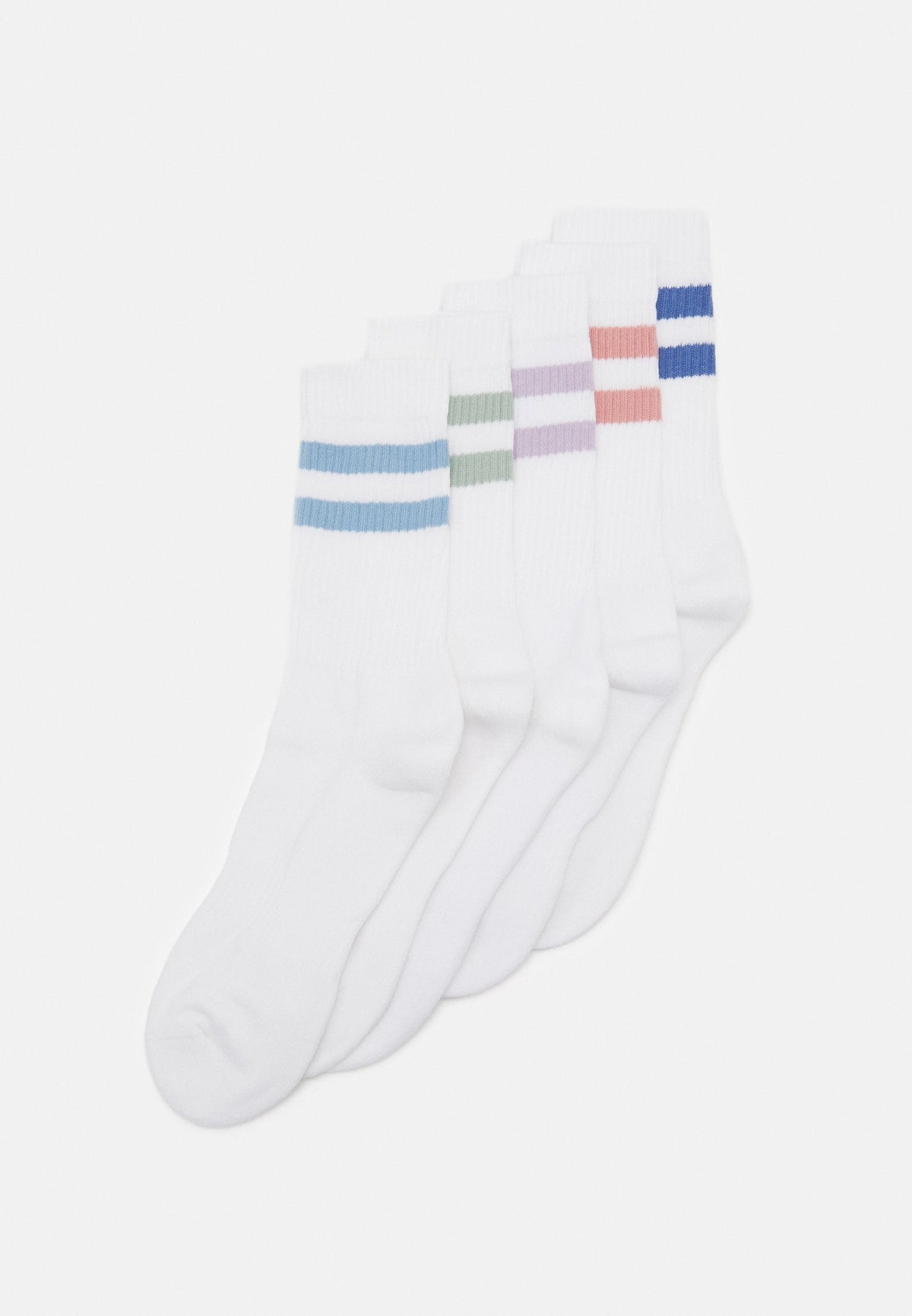 YOURTURN Socks - White/Multicoloured