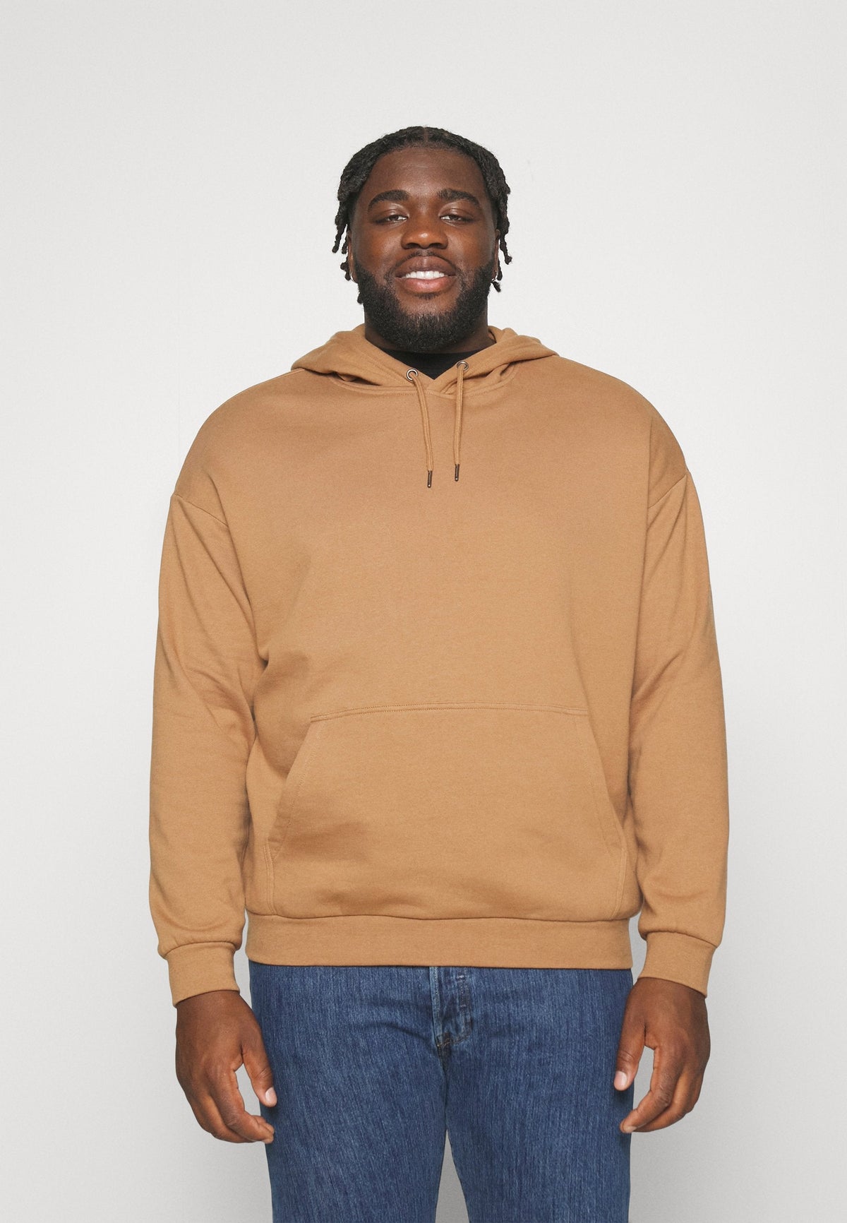 YOURTURN 2 Pack Unisex - Hoodie - Light Brown/Black