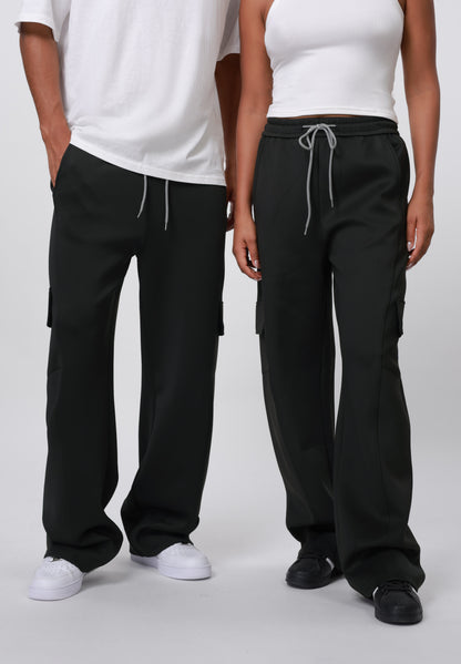 YOURTURN UNISEX SCUBA - Cargo Trousers - Black