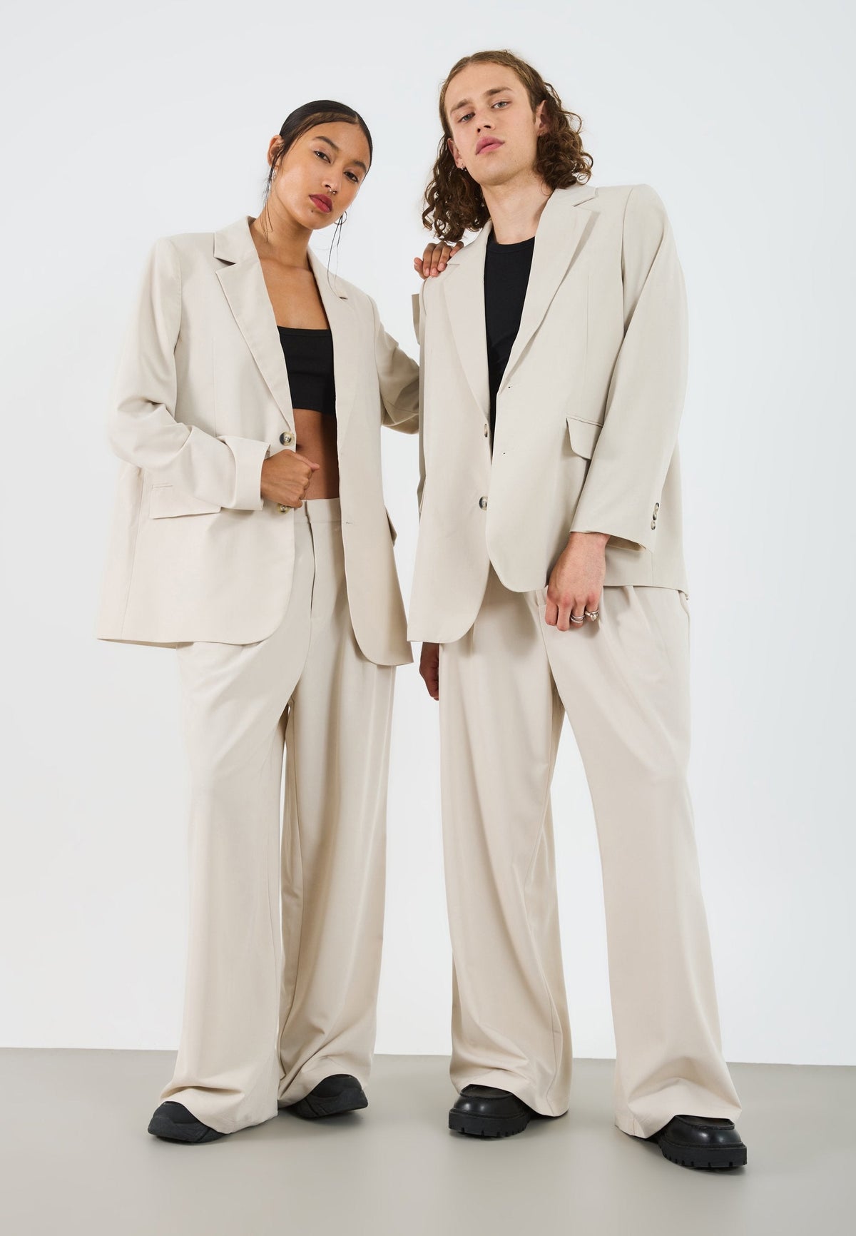 YOURTURN UNISEX - Blazer - Stone
