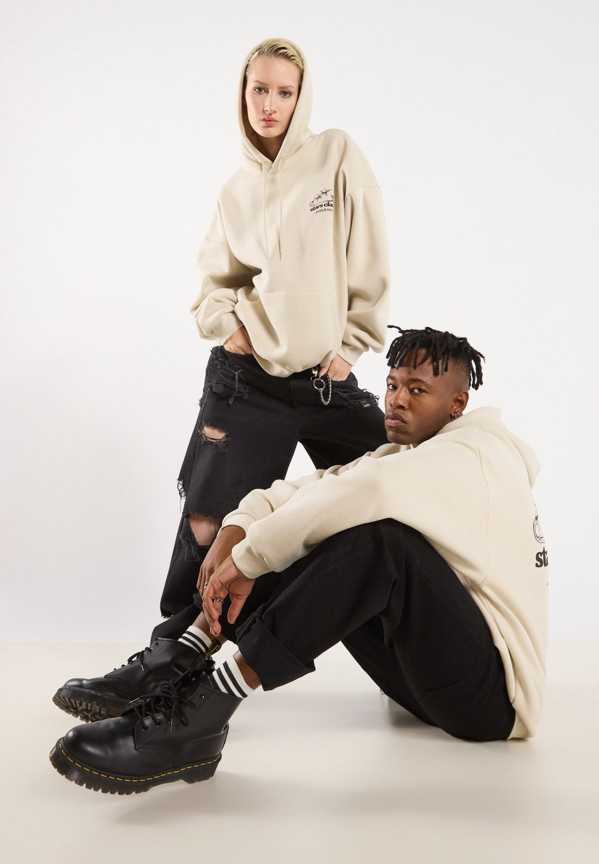 YOURTURN UNISEX - Hoodie - Oatmeal
